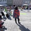 Rund 120 Menschen haben an dem Klimastreik in Landsberg teilgenommen.