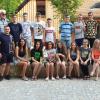 Die Schülerinnen und Schüler der ungarischen Partnergemeinde Kunbaja mit ihren Lehrkräften und Mitgliedern des Fördervereins aus Dinkelscherben.