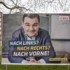 Thüringer Dilemma auch im Hamburger CDU-Wahlkampf: Plakat von Spitzenkandidat Marco Weinberg. 