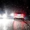 Einsetzender starker Schneefall behinderte am Montag viele Verkehrsteilnehmer im Wittelsbacher Land.