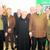 Ehrungen beim Jagdschutz- und Jägerverein Landsberg (von links): Manfred Schilcher, Karl Huber, Josef Berger, Pater Rupert Hemminger, Helmut Setzwein, Präsident Dr. Jürgen Vocke, Bernhard Rauch und Hans Paulus. Foto: Daniela Hollrotter