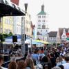 Tausende Besucherinnen und Besucher kamen am Samstag und am Sonntag zum Guntiafest. Am Abend war stellenweise kaum noch ein Durchkommen möglich.  