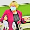 Ministerin Theresia Bauer war an der Uniklinik Ulm zu Gast. 	
