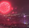 So sieht das Feuerwerk über dem Volksfest aus: Am heutigen Freitagabend fällt es wegen des Regens allerdings aus.