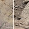 Gesteins-Aufnahmen des Mars-Rovers "Curiosity": War auf dem Mars einst mikrobielles Leben möglich?  