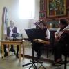 Maria Dietrich und Renate Winter von der Musikgruppe Rockaliacht gestalteten die Musikalische Abendvesper in der St. Anna-Kapelle mit. 	