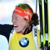 Die Deutsche Laura Dahlmeier vom SC Partenkirchen überstrahlte mit ihren fünf Goldmedaillen bei der Biathlon-Weltmeisterschaft im österreichischen Hochfilzen nahe Kitzbühl alle anderen Athleten um Längen. 	