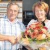 Zum 20. Mal übernahm Karin Kettlitz die Schirmherrschaft. Vorstand Peter Eglauer bedankte sich mit Blumen.