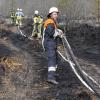 In einem Waldgebiet nördlich von Schwabstadl, auf Scheuringer Flur, brannte am Samstag eine zehntausend Quadratmeter große Fläche.