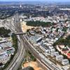 Die Gögginger Brücke über die Bahn soll eine Anbindung ans Ladehof-Areal und den Hauptbahnhof bekommen, wenn es nach Schwarz-Grün geht. 