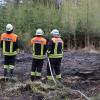 Die Feuerwehr verhinderte durch ihr schnelles Eingreifen, dass sich das Feuer ausbreiten konnte.