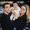 Eros Ramazzotti mit seiner damaligen Frau Michelle Hunziker und dem gemeinsamen Kind.