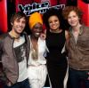 Sie sind im Finale von "The Voice" (v.l.): Max Giesinger, Ivy Quainoo, Kim Sanders und Michael Schulte.