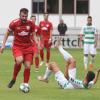 Aller Einsatz war umsonst: Trotz einer überaus engagierten Leistung mussten sich Marko Cosic (links) und der TSV Rain am Dienstagabend der SpVgg Greuther Fürth II unglücklich mit 0:1 geschlagen geben.  	