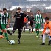 Vor allem Defensiv waren die Grün-Weißen Julian Elze (von links), Christoph Schnelle, Keeper Dominik Dewein und Fabio Kühn in Essingen gefordert.