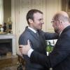 Macron, SPD-Chef Schulz (im Juli in Paris): Reformen voranbringen.  	