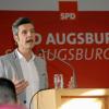 SPD-OB-Kandidat Dirk Wurm rief beim Programmparteitag der Augsburger SPD zur Kommunalwahl dazu auf, das Bayersiche Volksbegehren zum Mietenstopp zu unterstützen.  	 	