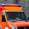 Ein Rettungswagen wurde in Krumbach von einem Pkw gestreift.