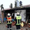 120 Feuerwehrleute aus Ried und Umgebung waren am Montagabend im Einsatz, um einen Brand in der Grundschule Ried zu löschen.