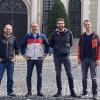 Philip Marienfeld, Stephan Schad, Dr. Sebastian Sommer und Prof. Dr. Rainer Claus haben das Start-Up TRICLI gegründet.