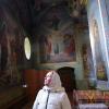 Svitlana im Kloster von Meschyritsch. Sie ist gebürtige Russin, kam aber bereits als Kind in die Ukraine – ihre neue Heimat.