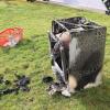 Dieser Wäschetrockner geriet gestern Vormittag in Reifertsweiler in Brand. 