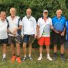 Die Oldie-Meister des TC Wemding: (von links) Peter Held, Josef Gottwald, Erich Schubert, Ralf Graf, Edi Veit und Konrad Endmeier.