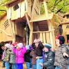 Ein kleines, gigantisches Paradies entstand in fünf Wochen an der Gneissenaustraße in Lechhausen für die Kinder der Kita St. Elisabeth. Foto: Ruth Plössel