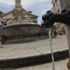 In manchen italienischen Städten wurden die Trinkbrunnen bereits abgeschaltet, um Wasser zu sparen.