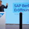 Bundeswirtschaftsminister Robert Habeck spricht zur Eröffnung des neuen Berliner Standorts von SAP.