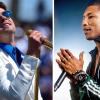 Robin Thicke (l.) und Pharrell Williams mussten für "Blurred Lines" eine Strafe zahlen - der Song war ein Plagiat, entschied ein Gericht.