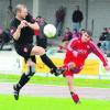 Anil Zambak (rechts) ist wieder zurück. Ob Merings erfolgreichster Torjäger am Sonntag gegen den FC Kempten allerdings von Beginn an spielt, ist noch offen. Foto: rufi