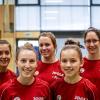 Damen TSG Thannhausen von links Lisa-Mia Tjarks, Sarah Alzinger, Lili Takacs, Luna Brüller, Csilla Nagypal