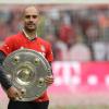 Am Samstag wird Pep Guardiola mit Bayern noch einmal die Meisterschaft feiern.