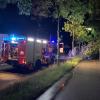 Die Feuerwehr Neuburg musste nach einem Unwetter am Sonntagabend zu mehreren Einsätzen ausrücken, unter anderem wegen eines umgestürzten Baumes in der Nördlichen Grünauer Straße.