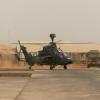 Ein Tiger-Kampfhubschrauber im Camp Castor in Gao, Mali.