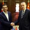 Kamen in Athen zusammen: der griechische Ministerpräsident Alexis Tsipras (l) und der türkische Präsident Recep Tayyip Erdogan.