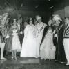 Fasching 1960: Die Perlachia feierte 25-Jähriges. Bei der Jubiläumssitzung im Palasthotel "Drei Mohren" trafen sich das Stuttgarter und das Augsburger Prinzenpaar.