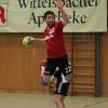 Felix Schilberth und die Handballer des TSV Aichach haben derzeit einen Lauf.  	Foto: Michael Eberle