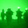 Bundeswehr-Soldaten auf Nachtpatrouille in Afghanistan.  

