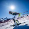 Lena Dürr aus Deutschland beim Training auf der Piste.