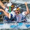 Robert Behling (links) und Thomas Becker im Canadier-Zweier holen bei der Kanu-Slalom-WM Bronze.