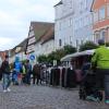 Auf dem Günzburger Marktplatz und in den Gassen der Altstadt hat sich am Sonntag der Herbstmarkt abgespielt. Es galt eine Maskenpflicht.