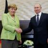 Bundeskanzlerin Angela Merkel (CDU) und der russische Präsident Wladimir Putin sind in Sotschi zusammengetroffen.