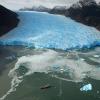 Der San Rafael-Gletscher hat sich über die Jahre weit zurückgezogen. Er entspringt im Südpatagonischen Eisfeld.