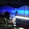 Die Freiwillige Feuerwehr Mering brachte den Brand unter Kontrolle.