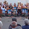 Eine stattliche Anzahl an Musikern unterhielt die Zuhörer bei der Sommerserenade in Gablingen. 	