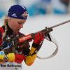 Miriam Gössner will heute die erste deutsche Medaille bei der Biathlon-WM in Nove Mesto holen. Das Verfolgungsrennen wird live im Fernsehen und online übertragen.