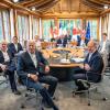 Die Regierungschefs der G7-Staaten in Elmau. Auf dem Gipfel fand die Idee von Scholz, einen Klimaclub einzuführen, viel Zustimmung