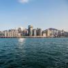 Die Skyline von Hongkong. Mitte 1997 war die britische Kronkolonie zurück an China gefallen.